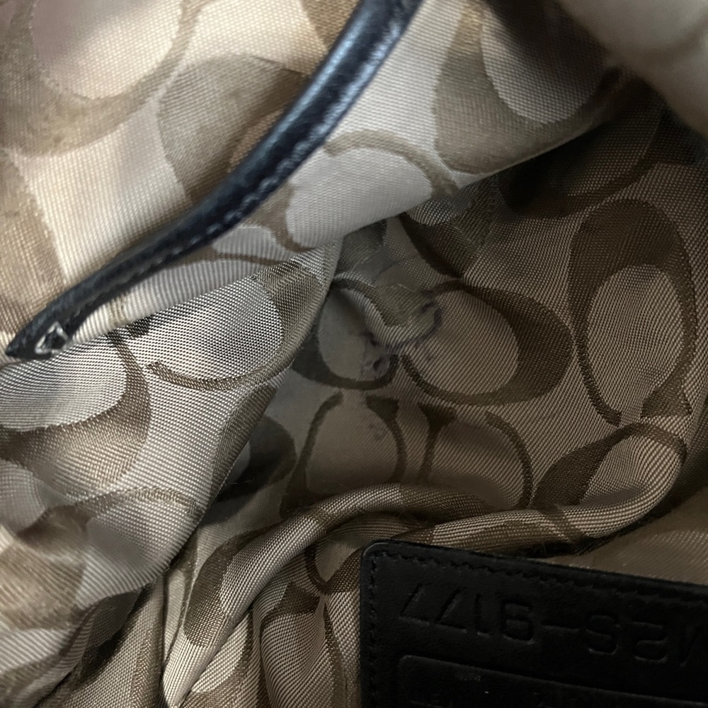 COACH black vintage Y2K shoulder bag 9177 - Picture 5 of 11